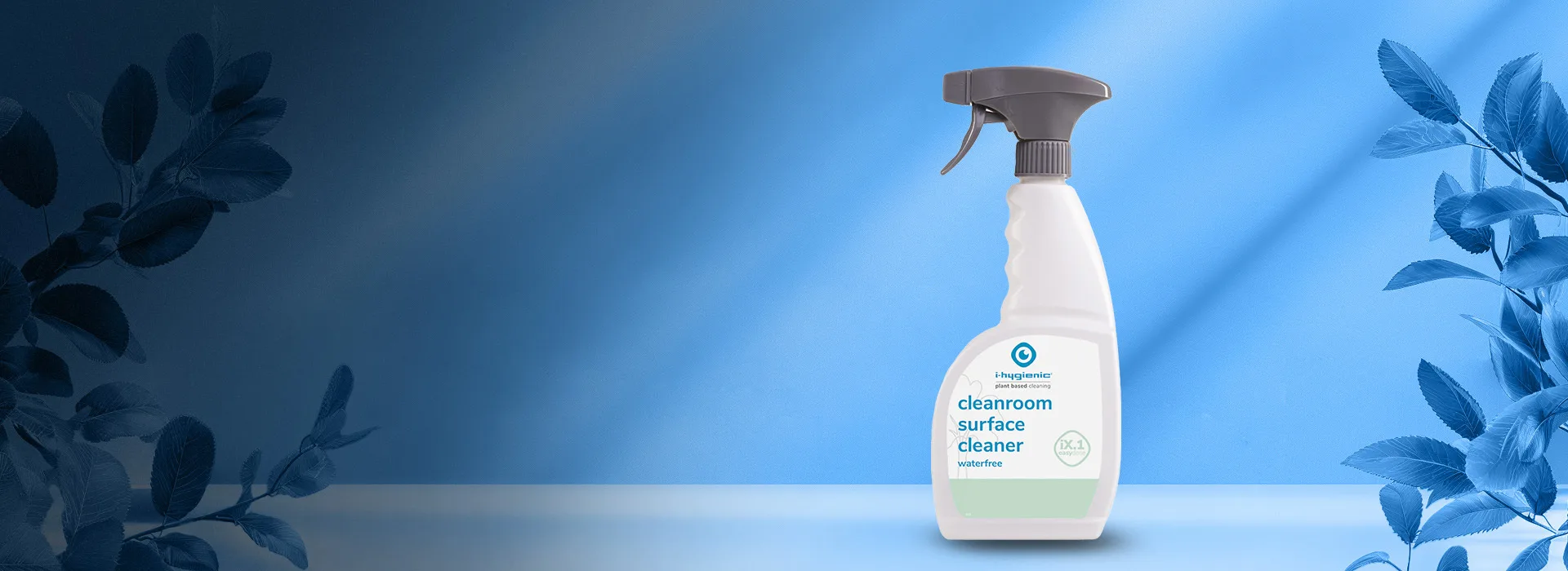 I X 1 Cleanroom surface Spray 1920x700