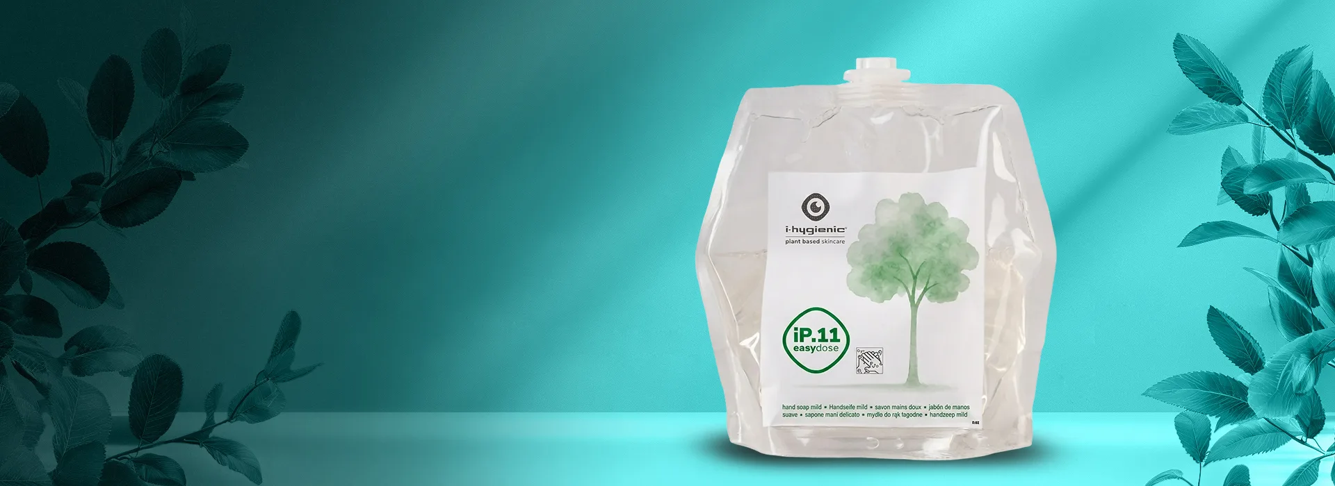 Header i hygienic skincare i P11 800 ml pouch 1920x700